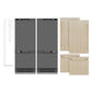 ZLINE Autograph Edition 60 in. 32.2 cu. ft. Panel Ready French Door Built-In Bottom Freezer Refrigerator with Water Dispenser and Ice Maker with Graphite Gray Interior and Polished Gold Accents (GRBIVZ-60-G)