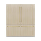 ZLINE Autograph Edition 72 in. 39.6 cu. ft. Panel Ready French Door Built-In Bottom Freezer Refrigerator with Water Dispensers and Ice Makers and Champagne Bronze Accents (RBITZ-72-CB)