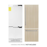 ZLINE 30 in. 16.1 cu. ft. Panel Ready Built-In Bottom Freezer Refrigerator with Water Dispenser and Ice Maker (RBIV-30)