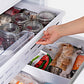 ZLINE 60 in. 32.2 cu. ft. Panel Ready French Door Built-In Bottom Freezer Refrigerator with Water Dispensers and Ice Makers (RBIV-60)