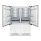 ZLINE 60 in. 32.2 cu. ft. Panel Ready French Door Built-In Bottom Freezer Refrigerator with Water Dispensers and Ice Makers (RBIV-60)