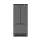 ZLINE 36 in. 19.6 cu. ft. Panel Ready French Door Built-In Bottom Freezer Refrigerator with Water Dispenser and Ice Maker with Stainless Steel Interior, Open Box-Good Condition