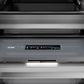 ZLINE 24 in. 12.5 cu. ft. Column Refrigerator in Satin Stainless Steel with Graphite Gray Interior (RCRV-SN-24) touch controls and display.