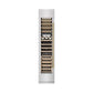 ZLINE Autograph Edition 18 in. 9.0 cu. ft. Triple Zone 68 Bottle Left Hinge Column Wine Cooler in Satin Stainless Steel with Champagne Bronze Accents (RCWVLZ-SN-18-CB) front, closed.