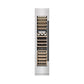 ZLINE Autograph Edition 18 in. 9.0 cu. ft. Triple Zone 68 Bottle Left Hinge Column Wine Cooler in Satin Stainless Steel with Matte Black Accents (RCWVLZ-SN-18-MB) front, closed.