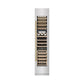 ZLINE Autograph Edition 18 in. 9.0 cu. ft. Triple Zone 68 Bottle Right Hinge Column Wine Cooler in Satin Stainless Steel with Polished Gold Accents (RCWVRZ-SN-18-G) front, closed.