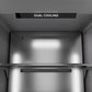 ZLINE 30 in. 16.7 cu. ft. Column Refrigerator in Stainless Steel with Graphite Gray Interior (RCRV-304-30) dual cooling technology.