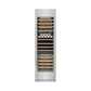 ZLINE 24 in. 12.4 cu. ft. Triple Zone 100 Bottle Column Wine Cooler in Stainless Steel (RCWV-304-24) front, closed.