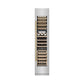 ZLINE Autograph Edition 18 in. 9.0 cu. ft. Triple Zone 68 Bottle Right Hinge Column Wine Cooler in Stainless Steel with Polished Gold Accents (RCWVRZ-30418-G) front, closed.