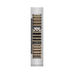 ZLINE Autograph Edition 18 in. 9.0 cu. ft. Triple Zone 68 Bottle Right Hinge Column Wine Cooler in Stainless Steel with Matte Black Accents (RCWVRZ-30418-MB) front, closed.