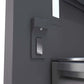 ZLINE Autograph Edition 60 in. 32.2 cu. ft. French Door Built-In Bottom Freezer Refrigerator with Water Dispenser and Ice Maker in Stainless Steel with Graphite Gray Interior and Polished Gold Helix Handles (GRBIVZ-30460KG) internal water dispenser.