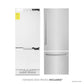 ZLINE 30 in. 16.1 cu. ft. Built-In Bottom Freezer Refrigerator with Water Dispenser and Ice Maker in Stainless Steel (RBIV-304-30) front, refrigeration unit next to panels and handles. Text: Handles and panels included.