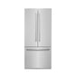 ZLINE 36 in. 19.6 cu. ft. French Door Built-In Bottom Freezer Refrigerator with Water Dispenser and Ice Maker in Stainless Steel (RBIV-304-36)