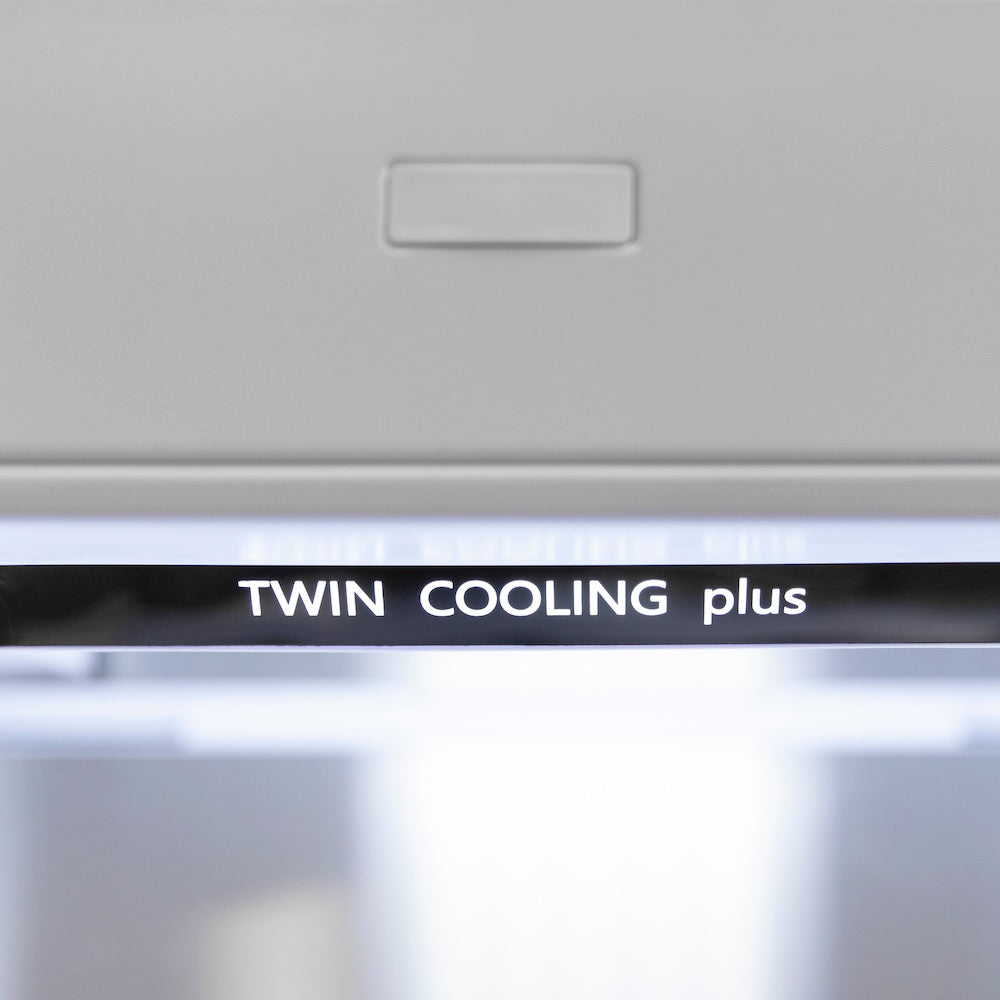 ZLINE 60 in. 32.2 cu. ft. Built-In 4-Door French Door Refrigerator with Internal Water and Ice Dispenser in Stainless Steel (RBIV-304-60)