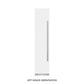 ZLINE 18 in. 8.6 cu. ft. Left Hinge Column Freezer in White Matte with Graphite Gray Interior (RCFVL-WM-18) front, closed.