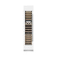 ZLINE 18 in. 9.0 cu. ft. Triple Zone 68 Bottle Left Hinge Column Wine Cooler in White Matte (RCWVL-WM-18) front, closed.