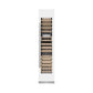 ZLINE 18 in. 9.0 cu. ft. Triple Zone 68 Bottle Right Hinge Column Wine Cooler in White Matte (RCWVR-WM-18) front, closed.