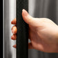 ZLINE Autograph Edition 30 in. Built-In Refrigerator Helix Handles (Set of 2) in Matte Black (RBIVHZ-K-MB-30)