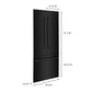 Panels & Handles Only- ZLINE 36 in. Refrigerator Panels in Black Stainless Steel for a 36 in. Built-in Refrigerator (RPBIV-BS-36) dimensional diagram with measurements.