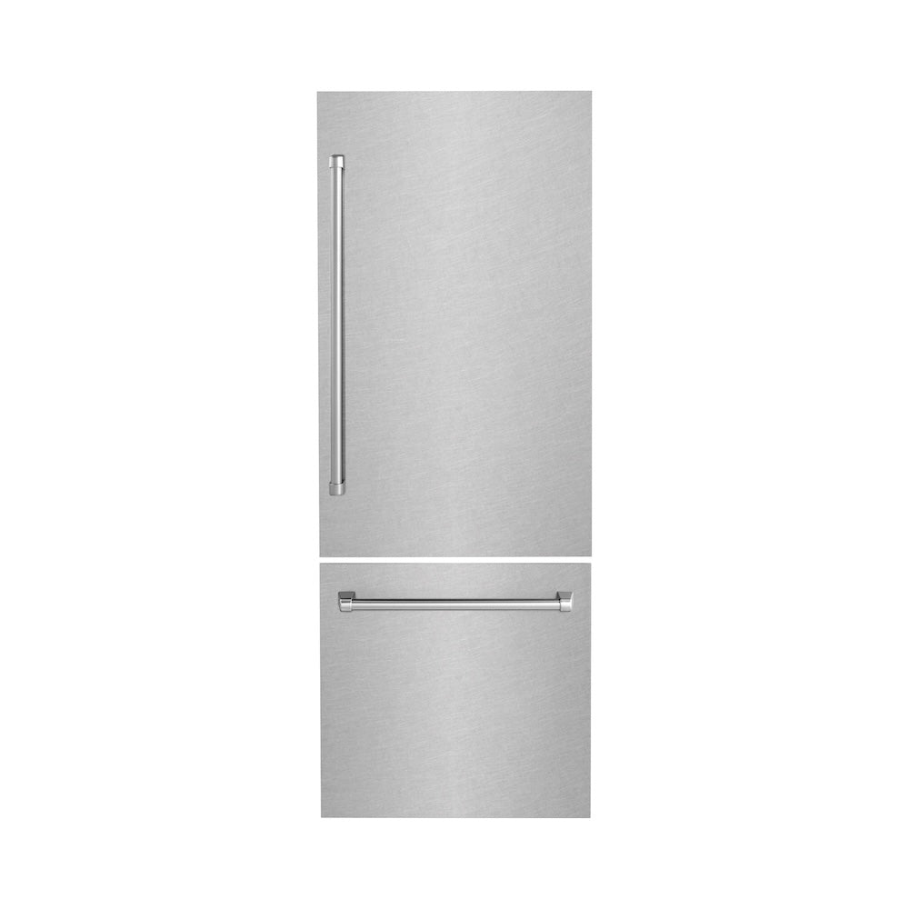 ZLINE 30 in. Refrigerator Panels in Satin Stainless Steel for a 30 in. Built-in Refrigerator (RPBIV-SN-30) main image.