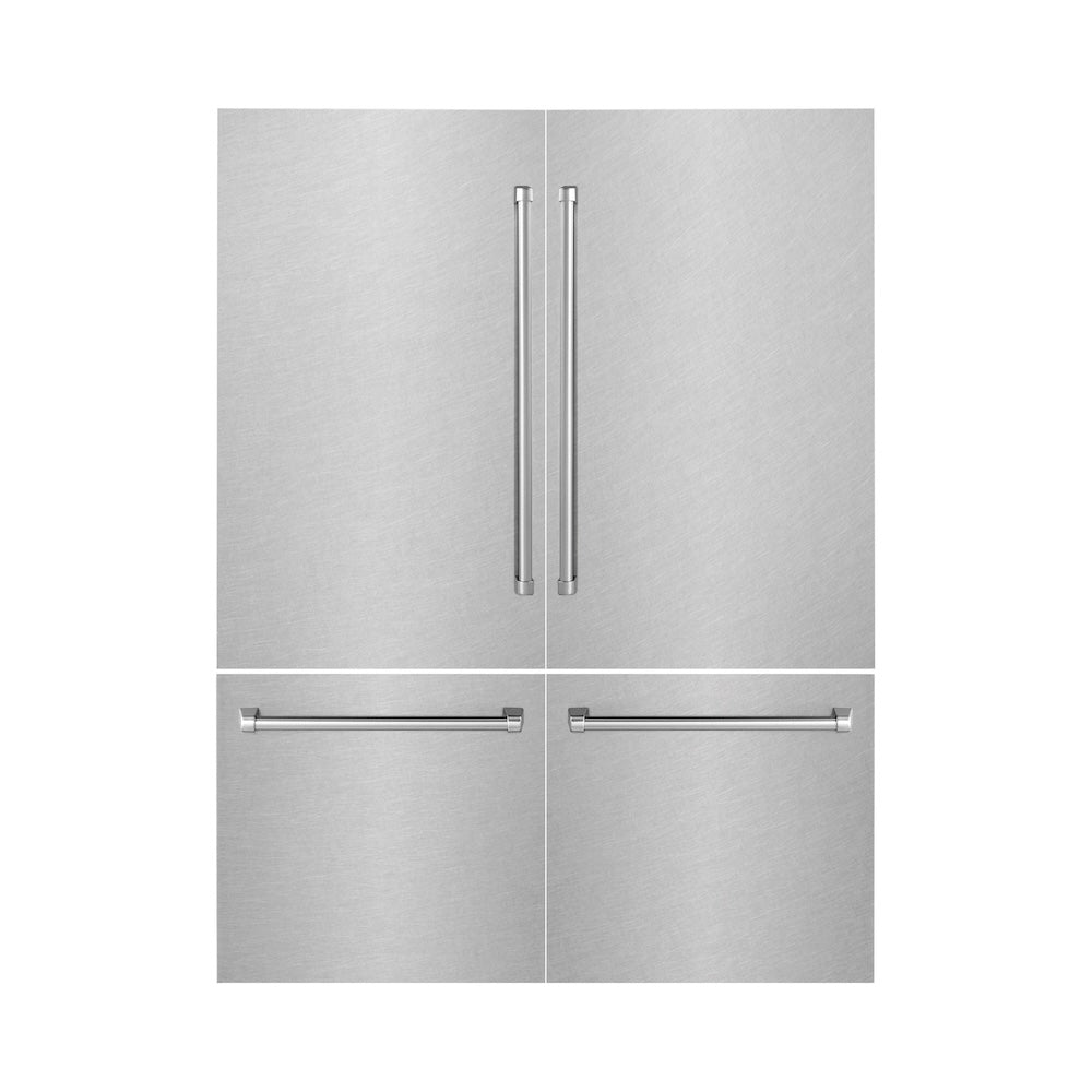 ZLINE 60 in. Refrigerator Panels in Satin Stainless Steel for a 60 in. Built-in Refrigerator (RPBIV-SN-60) main image.