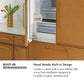 ZLINE 36 in. 19.6 cu. ft. Panel Ready French Door Built-In Bottom Freezer Refrigerator with Water Dispenser and Ice Maker (RBIV-36)