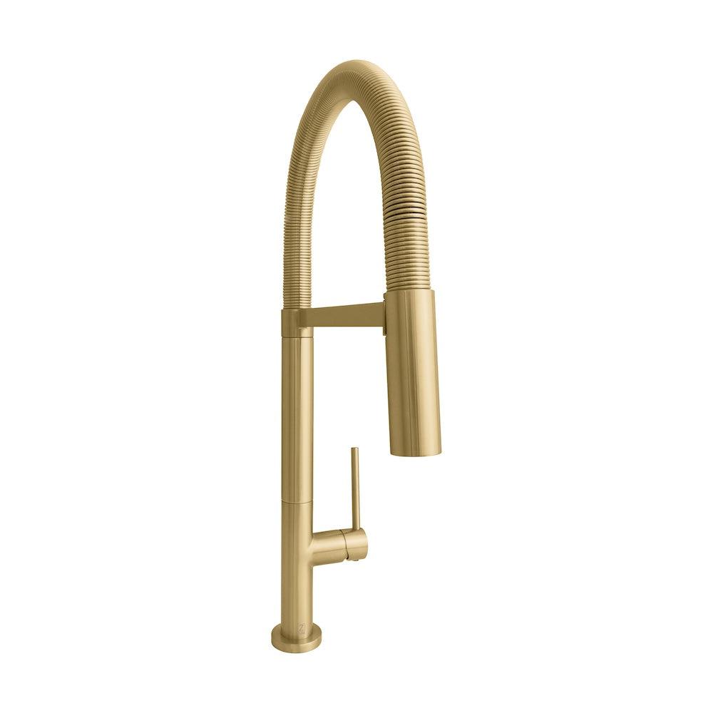 ZLINE Incline Kitchen Faucet with Color Options (INC-KF) Champagne Bronze