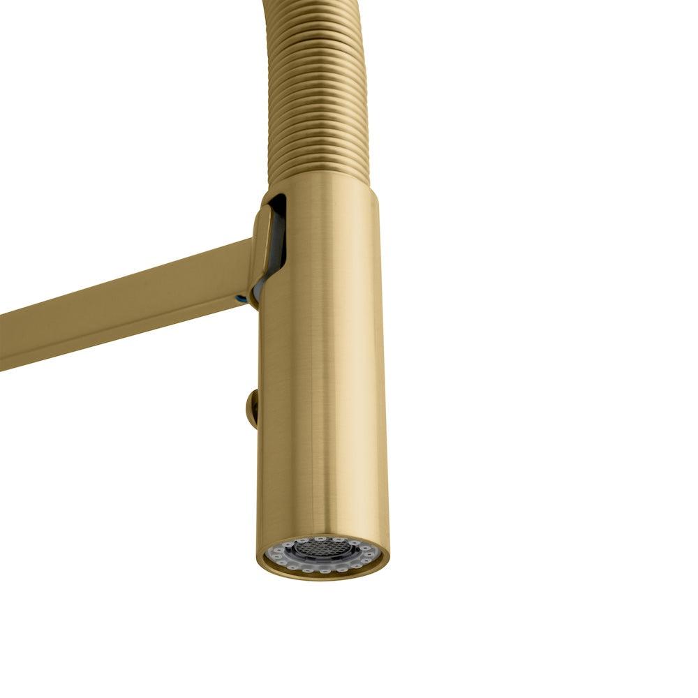 ZLINE Incline Kitchen Faucet with Color Options (INC-KF) Champagne Bronze