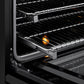 ZLINE 48 in. 6.7 cu. ft. Classic Gas Range with 8 Burner DuoPro™ Cooktop and Dual Ovens in Black Stainless Steel (PCGRB-48)