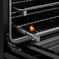 ZLINE Autograph Edition 48 in. 6.7 cu. ft. Classic Gas Range with 8 Burner DuoPro™ Cooktop and Dual Ovens in Black Stainless Steel and Champagne Bronze Accents (PCGRBZ-48-CB)