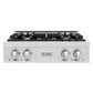 ZLINE 30 in. Classic Gas Rangetop with 4 Burners and Porcelain Cooktop in Satin Stainless Steel (RTS-30)