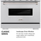 ZLINE 36 in. 5.2 cu. ft. Classic Dual Fuel Range with 6 Burner Gas Cooktop and Electric Convection Oven in Stainless Steel, Open Box-Great Condition