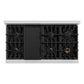 ZLINE 48 in. 6.7 cu. ft. Classic Double Oven Dual Fuel Range with 8 Burner Gas Cooktop in Satin Stainless Steel, Open Box-Good Condition