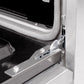 ZLINE Autograph Edition 36 in. 5.2 cu. ft. Classic Dual Fuel Range with 6 Burner Gas Cooktop and Electric Convection Oven in Satin Stainless Steel with Polished Gold Accents, Open Box-Great Condition