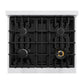 ZLINE 30 in. 4.2 cu. ft. Classic Gas Range with 4 Burner Cooktop and Convection Gas Oven in Satin Stainless Steel, Open Box-Good Condition