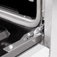 ZLINE 30 in. 4.2 cu. ft. Classic Gas Range with 4 Burner Cooktop and Convection Gas Oven in Satin Stainless Steel with White Matte Door (CGRS-WM-30)