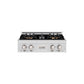 ZLINE 30 in. Classic Gas Rangetop with 4 Burner DuoPro™ Cooktop in Satin Stainless Steel, Open Box-Great Condition