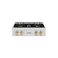 ZLINE Autograph Edition 30 in. Classic Gas Rangetop with 4 Burner DuoPro™ Cooktop in Satin Stainless Steel and Polished Gold Accents, Open Box-Great Condition