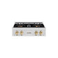 ZLINE Autograph Edition 30 in. Classic Gas Rangetop with 4 Burner DuoPro™ Cooktop in Satin Stainless Steel and Polished Gold Accents, Open Box-Good Condition