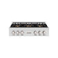 ZLINE 36 in. Classic Gas Rangetop with 6 Burner DuoPro™ Cooktop in Satin Stainless Steel, Open Box-Great Condition