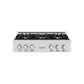 ZLINE 36 in. Classic Gas Rangetop with 6 Burner DuoPro™ Cooktop in Satin Stainless Steel, Open Box-Good Condition