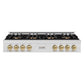 ZLINE Autograph Edition 48 in. Classic Gas Rangetop with 8 Burner DuoPro™ Cooktop in Satin Stainless Steel and Champagne Bronze Accents, Open Box-Great Condition