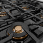 ZLINE Autograph Edition 48 in. Classic Gas Rangetop with 8 Burner DuoPro™ Cooktop in Satin Stainless Steel and Matte Black Accents, Open Box-Good Condition