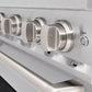 ZLINE 30 in. 4.2 cu. ft. Classic Dual Fuel Range with 4 Burner DuoPro™ Cooktop and Electric Convection Oven in Satin Stainless Steel, Open Box-Great Condition