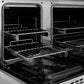ZLINE 48 in. 6.7 cu. ft. Classic Dual Fuel Range with 8 Burner DuoPro™ Cooktop and Dual Ovens in Satin Stainless Steel, Open Box-Great Condition