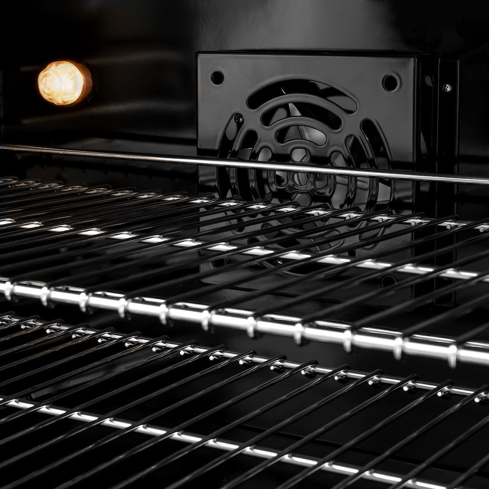 ZLINE 48 in. 6.7 cu. ft. Classic Dual Fuel Range with 8 Burner DuoPro™ Cooktop and Dual Ovens in Satin Stainless Steel, Open Box-Great Condition