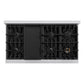 ZLINE 48 in. 6.7 cu. ft. Classic Double Oven Dual Fuel Range with 8 Burner Gas Cooktop in Stainless Steel, Open Box-Good Condition