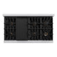 ZLINE Autograph Edition 48 in. 6.7 cu. ft. Classic Double Oven Dual Fuel Range with 8 Burner Gas Cooktop in Stainless Steel with White Matte Door and Polished Gold Accents, Open Box-Great Condition