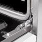 ZLINE Autograph Edition 30 in. 4.2 cu. ft. Classic Gas Range with 4 Burner Cooktop and Convection Gas Oven in Stainless Steel with White Matte Door and Champagne Bronze Accents, Open Box-Great Condition