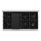 ZLINE 48 in. Classic Gas Rangetop with 8 Burners and Porcelain Cooktop in Stainless Steel, Open Box-Good Condition